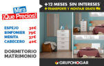 DORMITORIO DE MATRIMONIO ECONÓMICO