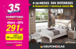 DORMITORIO CON CABECERO Y DOS MESITAS