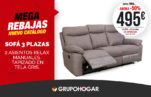 Sofá 3 plazas relax
