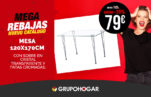Mesa cristal 120×170