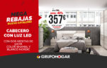 Cabecero con luz LED