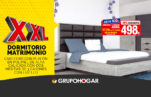 Dormitorio con cabecero en polipiel